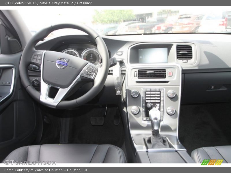Saville Grey Metallic / Off Black 2013 Volvo S60 T5