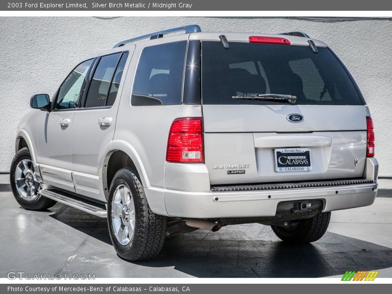 Silver Birch Metallic / Midnight Gray 2003 Ford Explorer Limited