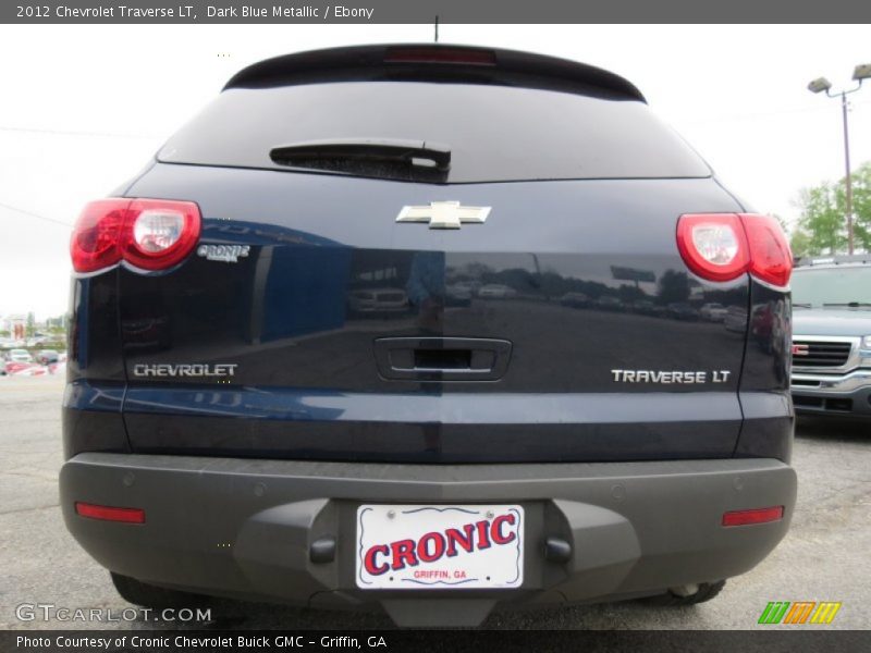 Dark Blue Metallic / Ebony 2012 Chevrolet Traverse LT