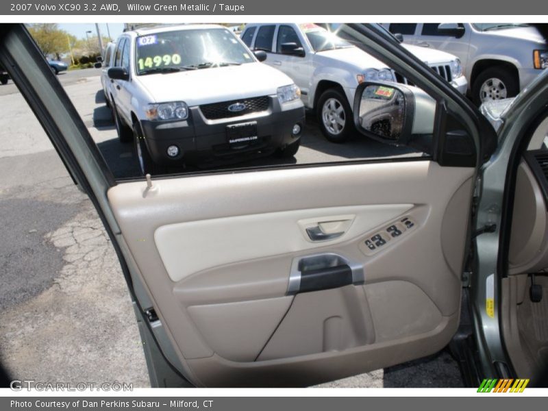 Willow Green Metallic / Taupe 2007 Volvo XC90 3.2 AWD