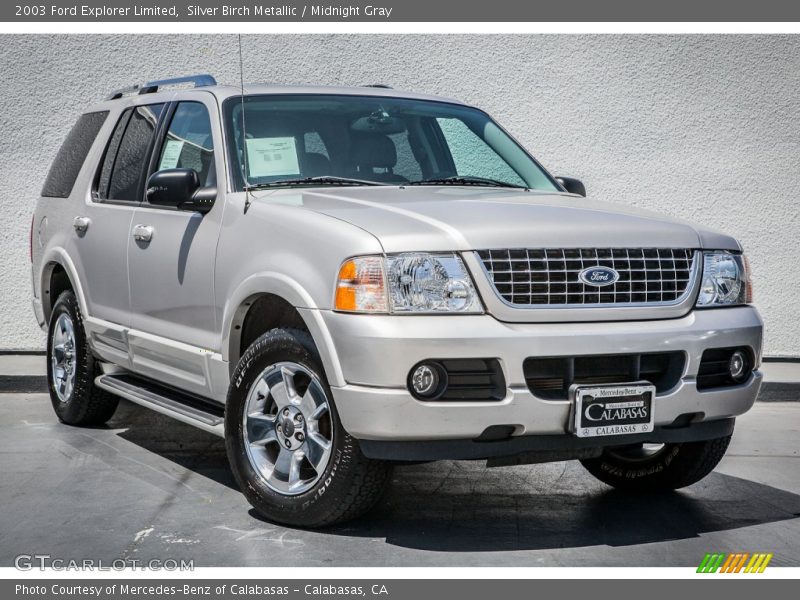 Silver Birch Metallic / Midnight Gray 2003 Ford Explorer Limited