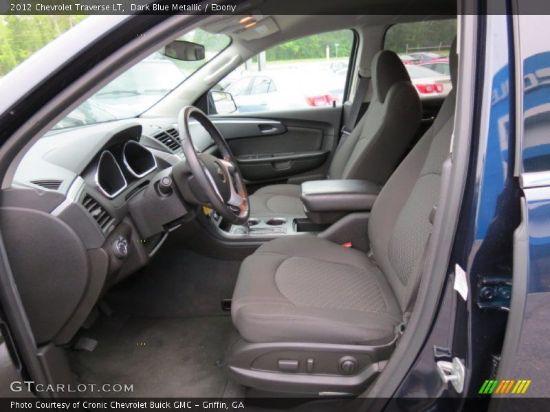 Dark Blue Metallic / Ebony 2012 Chevrolet Traverse LT
