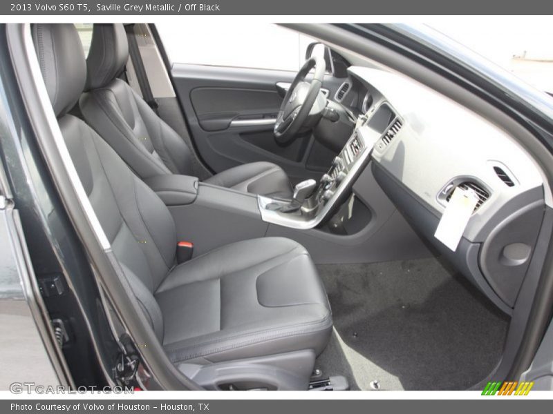 Saville Grey Metallic / Off Black 2013 Volvo S60 T5