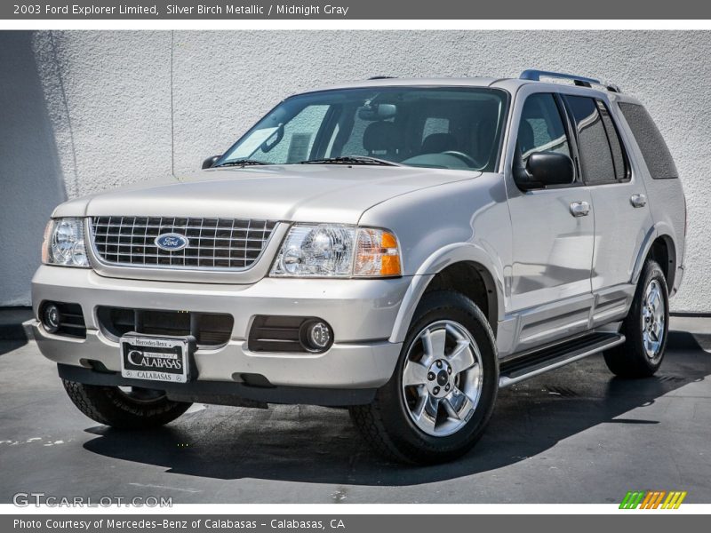 Silver Birch Metallic / Midnight Gray 2003 Ford Explorer Limited