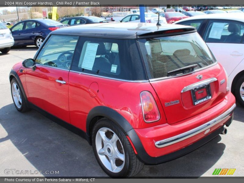 Chili Red / Panther Black 2004 Mini Cooper Hardtop