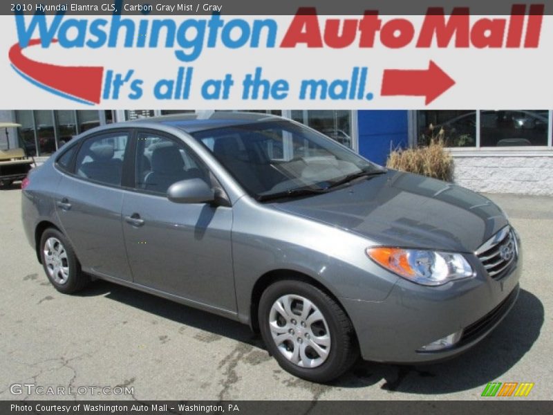 Carbon Gray Mist / Gray 2010 Hyundai Elantra GLS
