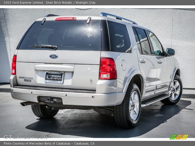 Silver Birch Metallic / Midnight Gray 2003 Ford Explorer Limited