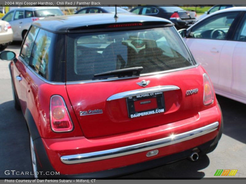 Chili Red / Panther Black 2004 Mini Cooper Hardtop