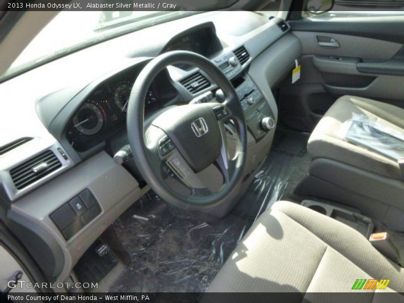 Alabaster Silver Metallic / Gray 2013 Honda Odyssey LX