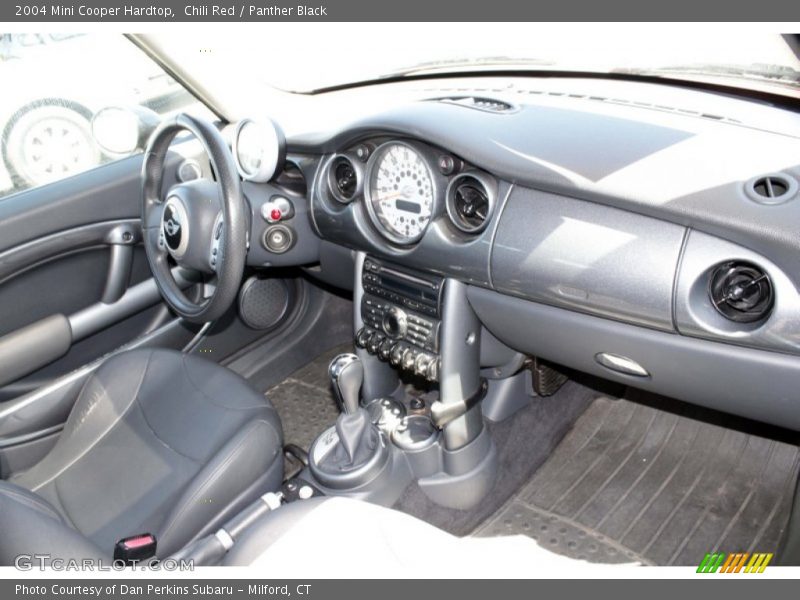 Chili Red / Panther Black 2004 Mini Cooper Hardtop