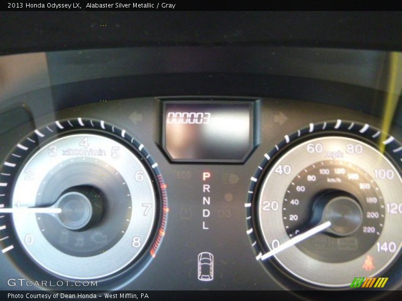 Alabaster Silver Metallic / Gray 2013 Honda Odyssey LX