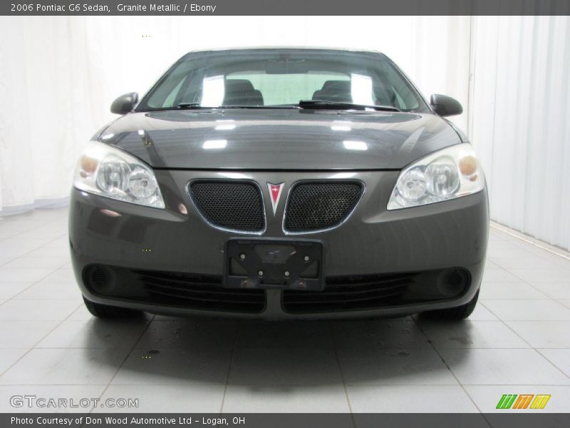 Granite Metallic / Ebony 2006 Pontiac G6 Sedan