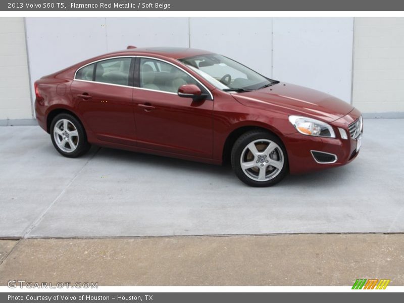 Flamenco Red Metallic / Soft Beige 2013 Volvo S60 T5