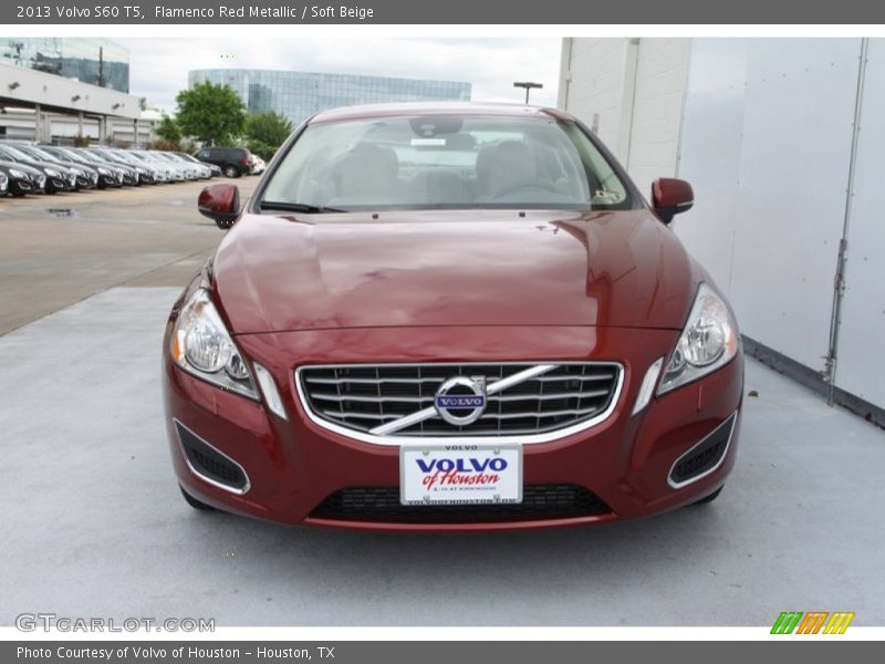 Flamenco Red Metallic / Soft Beige 2013 Volvo S60 T5