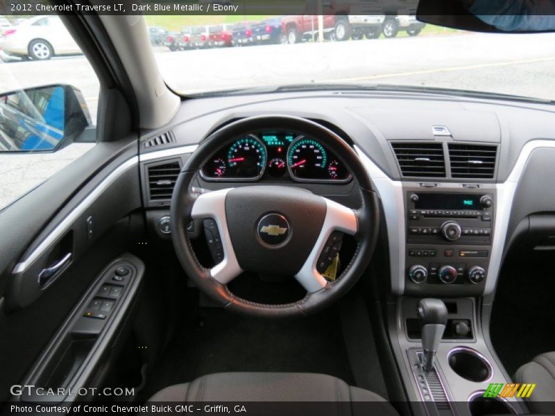 Dark Blue Metallic / Ebony 2012 Chevrolet Traverse LT