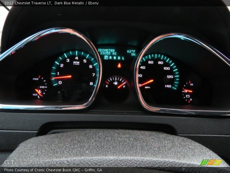Dark Blue Metallic / Ebony 2012 Chevrolet Traverse LT