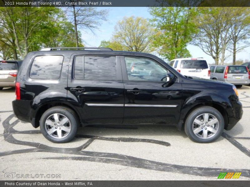 Crystal Black Pearl / Black 2013 Honda Pilot Touring 4WD