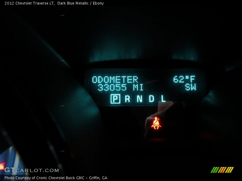 Dark Blue Metallic / Ebony 2012 Chevrolet Traverse LT