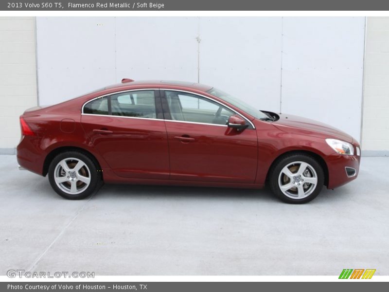 Flamenco Red Metallic / Soft Beige 2013 Volvo S60 T5