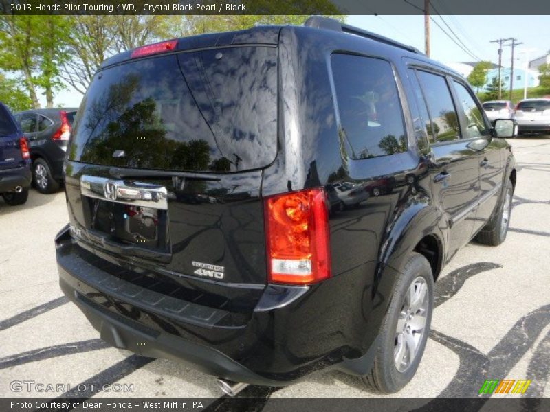 Crystal Black Pearl / Black 2013 Honda Pilot Touring 4WD