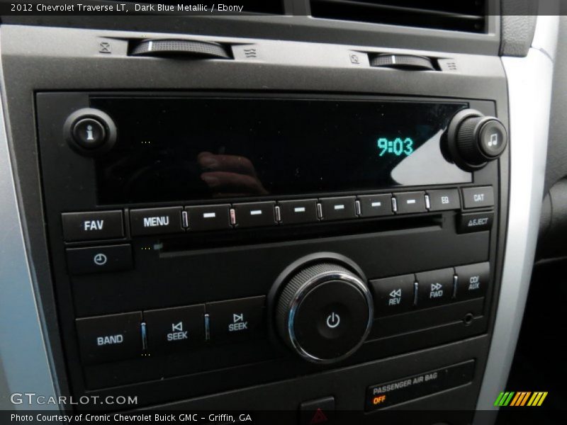 Dark Blue Metallic / Ebony 2012 Chevrolet Traverse LT