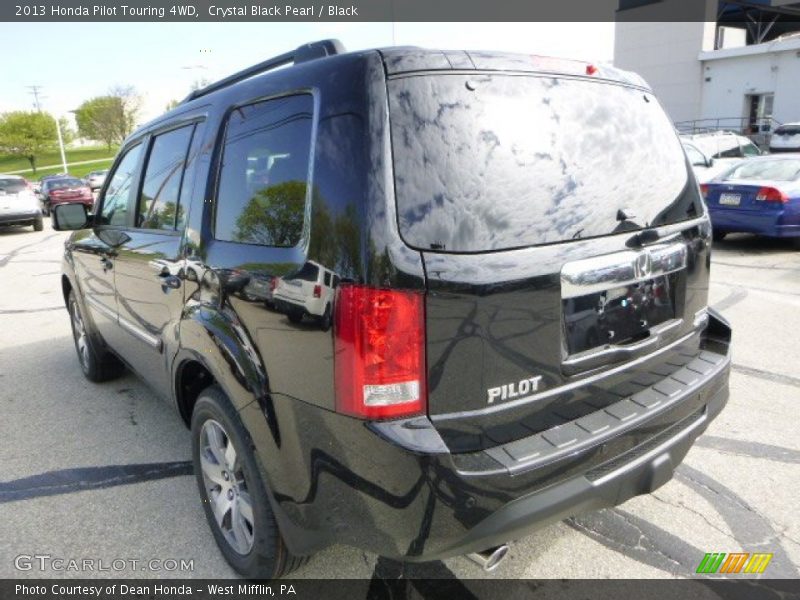 Crystal Black Pearl / Black 2013 Honda Pilot Touring 4WD
