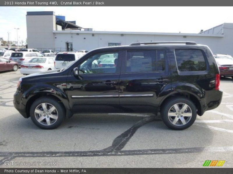 Crystal Black Pearl / Black 2013 Honda Pilot Touring 4WD