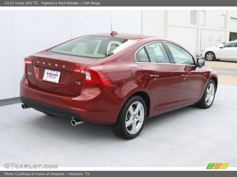 Flamenco Red Metallic / Soft Beige 2013 Volvo S60 T5