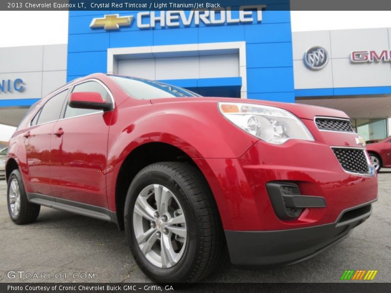 Crystal Red Tintcoat / Light Titanium/Jet Black 2013 Chevrolet Equinox LT