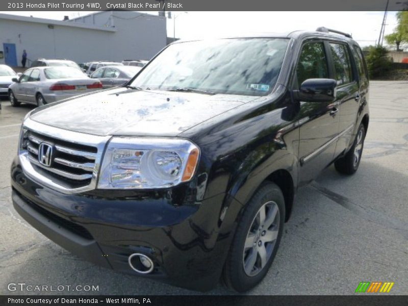 Crystal Black Pearl / Black 2013 Honda Pilot Touring 4WD