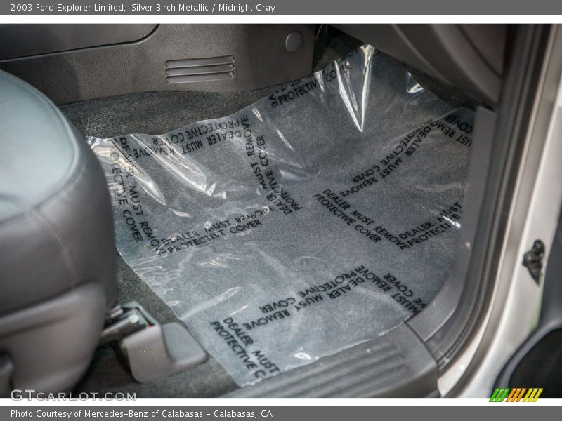 Silver Birch Metallic / Midnight Gray 2003 Ford Explorer Limited