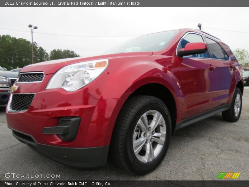 Crystal Red Tintcoat / Light Titanium/Jet Black 2013 Chevrolet Equinox LT