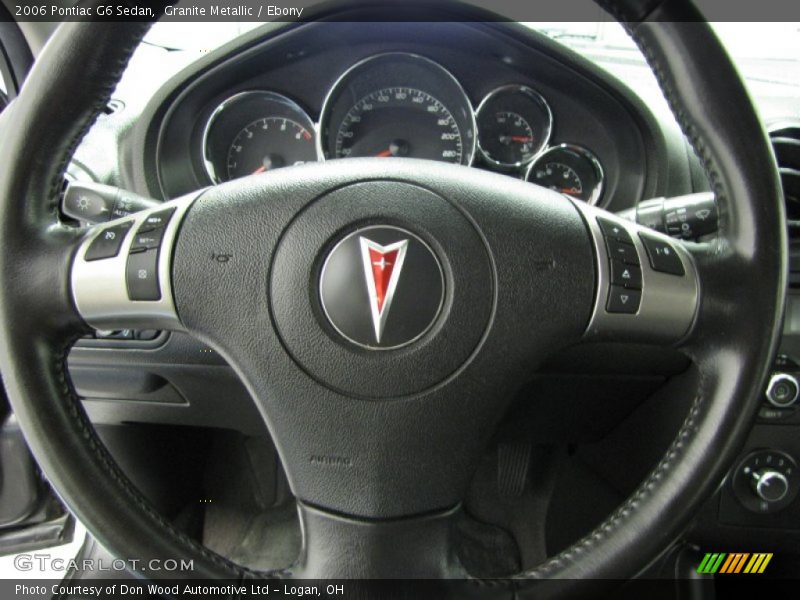 Granite Metallic / Ebony 2006 Pontiac G6 Sedan