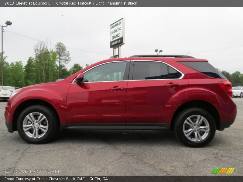 Crystal Red Tintcoat / Light Titanium/Jet Black 2013 Chevrolet Equinox LT