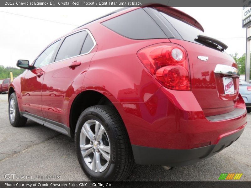 Crystal Red Tintcoat / Light Titanium/Jet Black 2013 Chevrolet Equinox LT