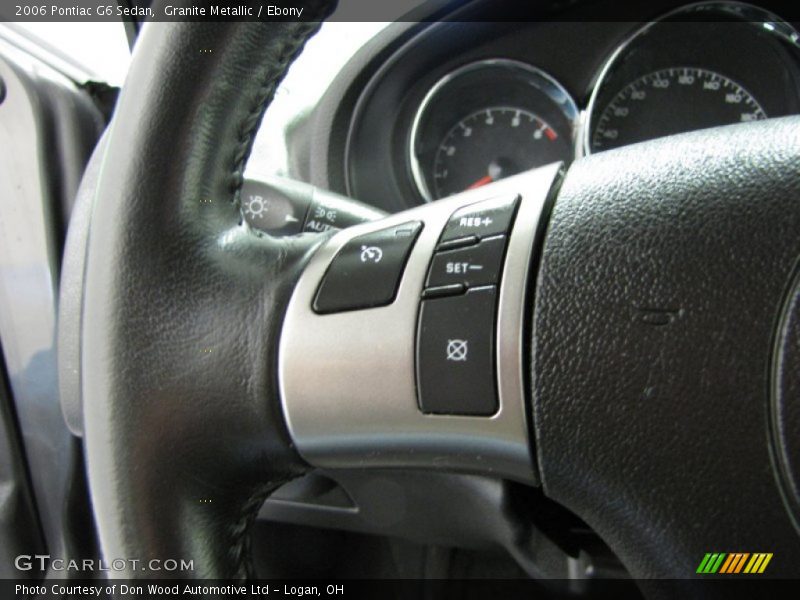 Granite Metallic / Ebony 2006 Pontiac G6 Sedan