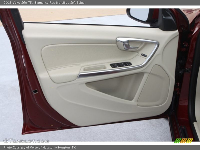 Flamenco Red Metallic / Soft Beige 2013 Volvo S60 T5