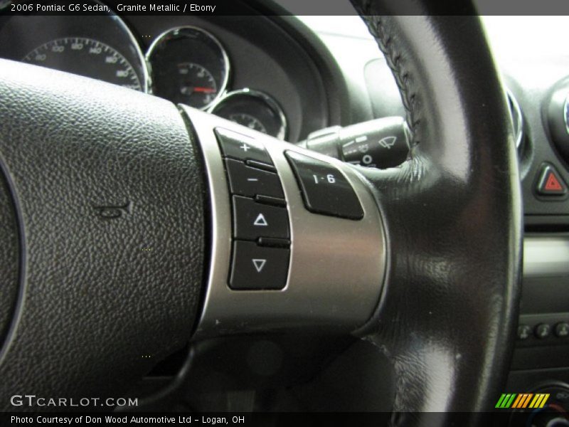 Granite Metallic / Ebony 2006 Pontiac G6 Sedan