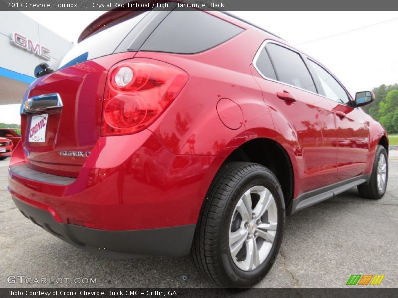 Crystal Red Tintcoat / Light Titanium/Jet Black 2013 Chevrolet Equinox LT