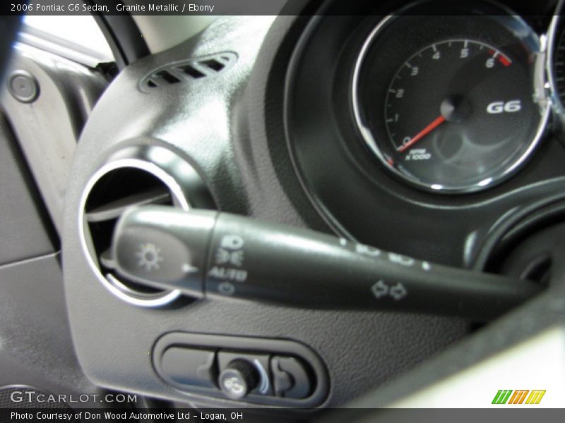 Granite Metallic / Ebony 2006 Pontiac G6 Sedan