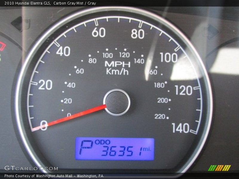 Carbon Gray Mist / Gray 2010 Hyundai Elantra GLS