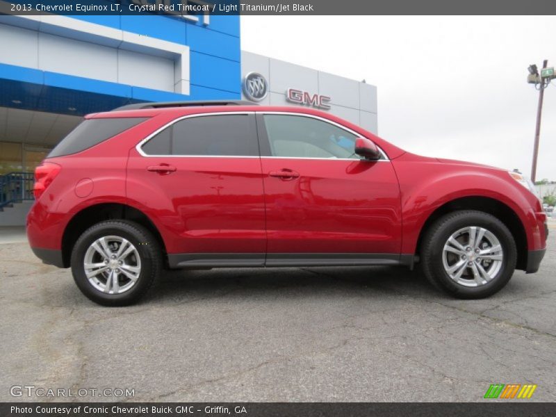 Crystal Red Tintcoat / Light Titanium/Jet Black 2013 Chevrolet Equinox LT