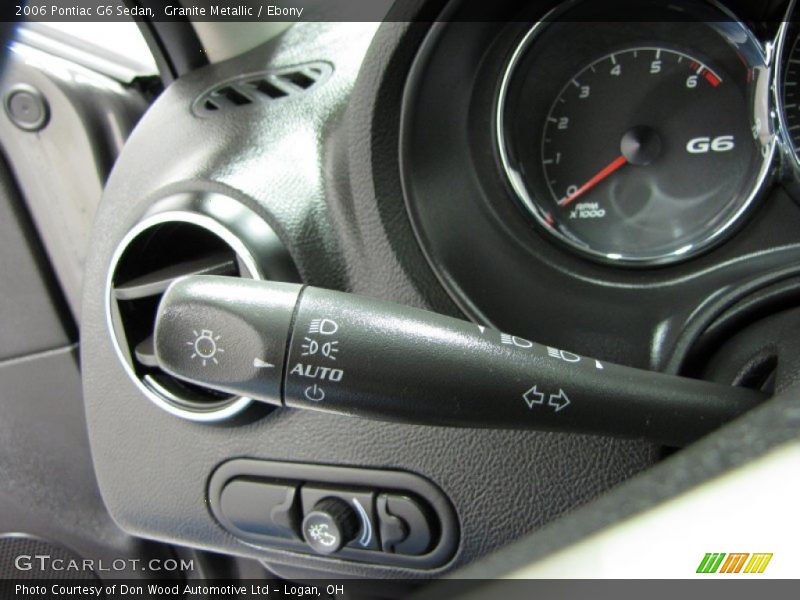 Granite Metallic / Ebony 2006 Pontiac G6 Sedan