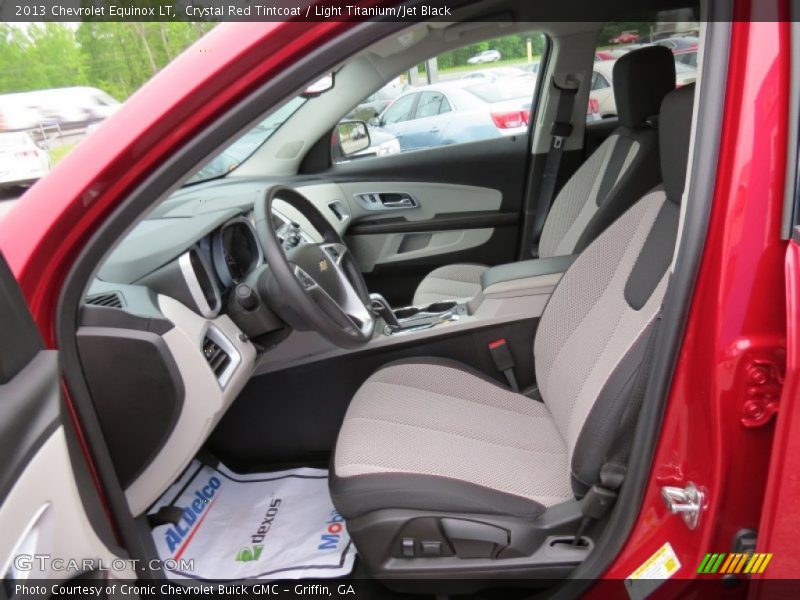 Crystal Red Tintcoat / Light Titanium/Jet Black 2013 Chevrolet Equinox LT