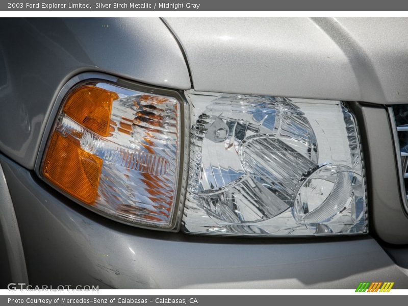 Silver Birch Metallic / Midnight Gray 2003 Ford Explorer Limited