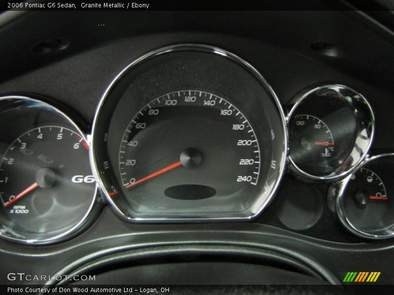 Granite Metallic / Ebony 2006 Pontiac G6 Sedan