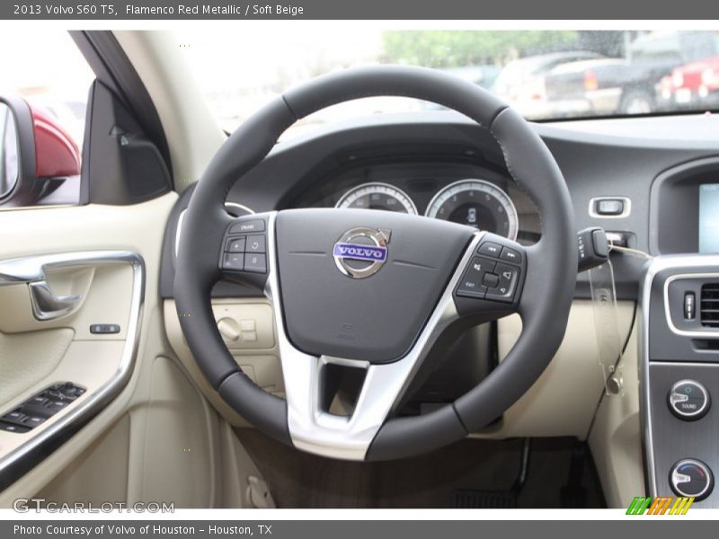 Flamenco Red Metallic / Soft Beige 2013 Volvo S60 T5
