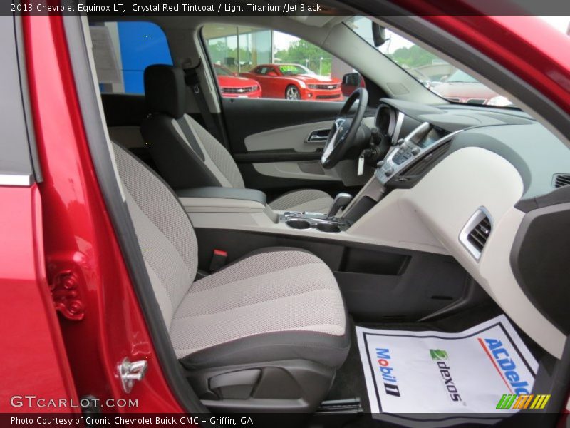 Crystal Red Tintcoat / Light Titanium/Jet Black 2013 Chevrolet Equinox LT