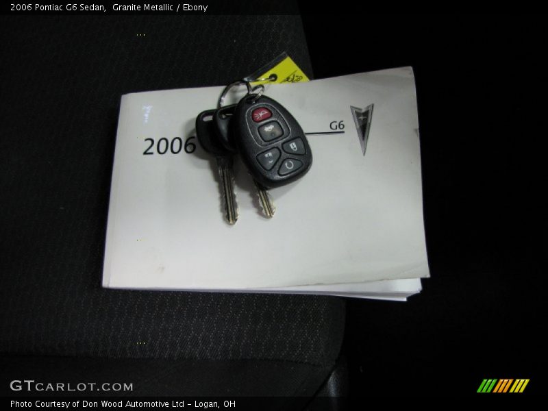 Granite Metallic / Ebony 2006 Pontiac G6 Sedan
