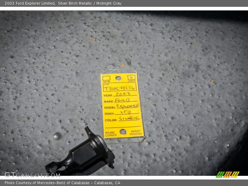 Silver Birch Metallic / Midnight Gray 2003 Ford Explorer Limited